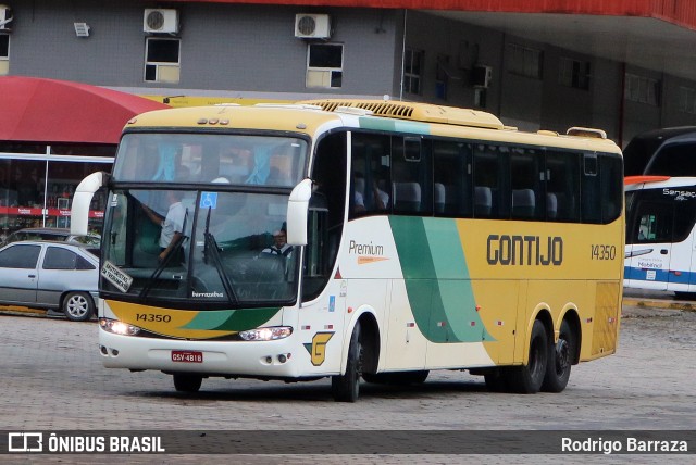 Empresa Gontijo de Transportes 14350 na cidade de Manhuaçu, Minas Gerais, Brasil, por Rodrigo Barraza. ID da foto: 11701972.