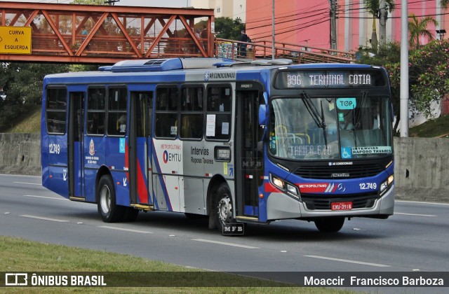 Auto Viação Bragança Metropolitana > Viação Raposo Tavares 12.749 na cidade de São Paulo, São Paulo, Brasil, por Moaccir  Francisco Barboza. Número da foto: #11700997.