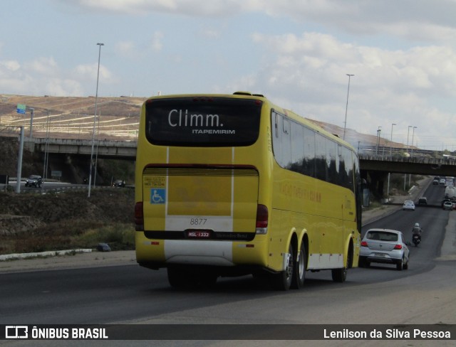 Viação Itapemirim 8877 na cidade de Caruaru, Pernambuco, Brasil, por Lenilson da Silva Pessoa. ID da foto: 11702441.