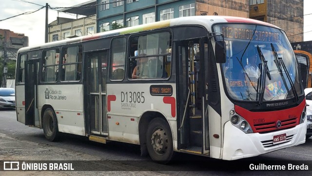 Transportes Barra D13085 na cidade de Rio de Janeiro, Rio de Janeiro, Brasil, por Guilherme Breda. ID da foto: 11702798.