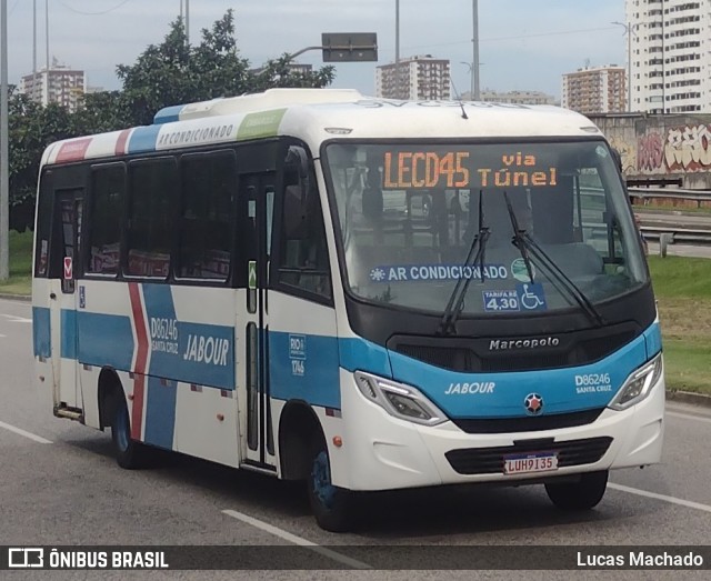 Auto Viação Jabour D86246 na cidade de Rio de Janeiro, Rio de Janeiro, Brasil, por Lucas Machado. Número da foto: #11701056.