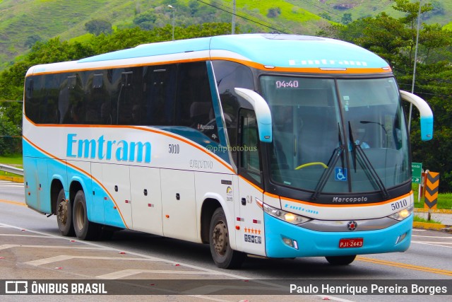 Emtram 5010 na cidade de Barra do Piraí, Rio de Janeiro, Brasil, por Paulo Henrique Pereira Borges. Número da foto: #11701613.