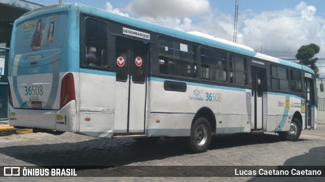 Viação Santa Cecília 36508 na cidade de Fortaleza, Ceará, Brasil, por Lucas Caetano. Número da foto: #11700575.