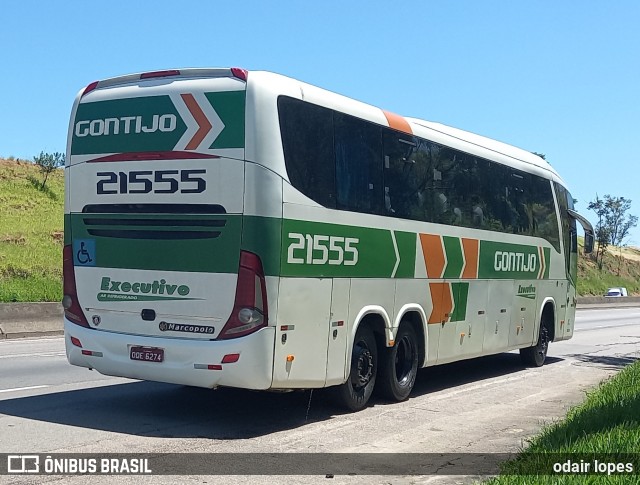 Empresa Gontijo de Transportes 21555 na cidade de Caçapava, São Paulo, Brasil, por odair lopes. ID da foto: 11701399.