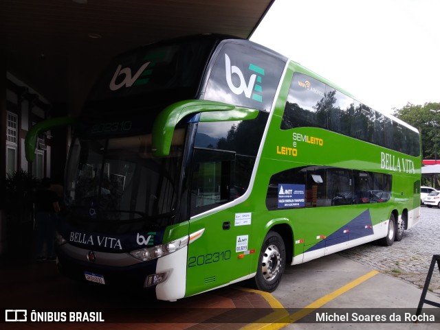 Bella Vita Transportes 202310 na cidade de Queluz, São Paulo, Brasil, por Michel Soares da Rocha. ID da foto: 11701782.