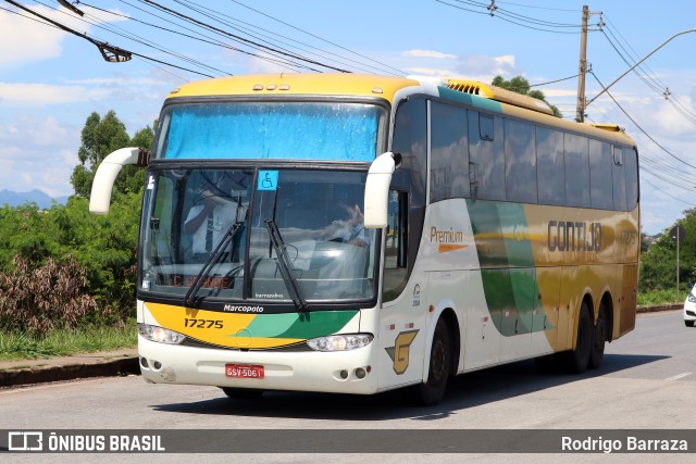 Empresa Gontijo de Transportes 17275 na cidade de Betim, Minas Gerais, Brasil, por Rodrigo Barraza. ID da foto: 11701852.