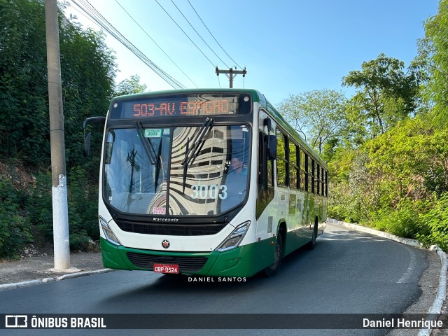 Expresso Caribus Transportes 3003 na cidade de Cuiabá, Mato Grosso, Brasil, por Daniel Henrique. ID da foto: 11700411.