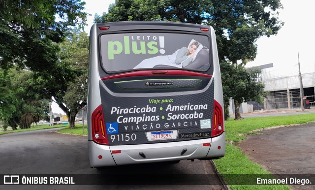Viação Garcia 91150 na cidade de Arapongas, Paraná, Brasil, por Emanoel Diego.. Número da foto: #11700166.