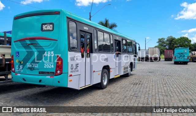 VSFL - Viação São Francisco 485 na cidade de Vitória, Espírito Santo, Brasil, por Luiz Felipe Coelho. ID da foto: 11700379.