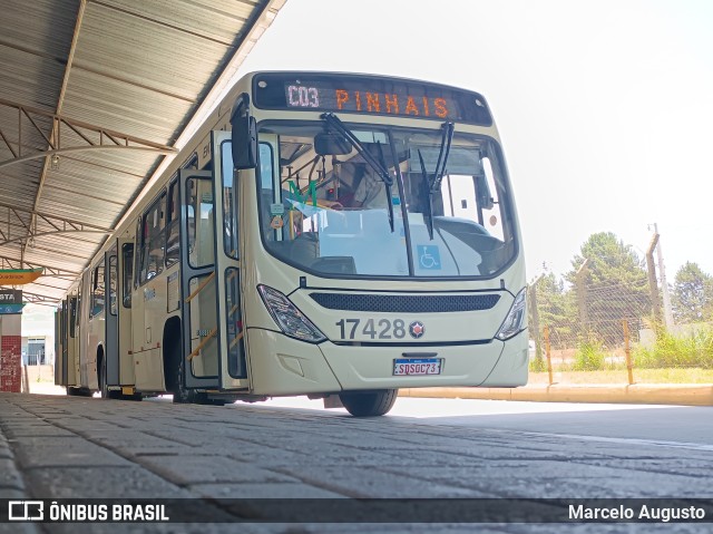 Expresso Azul 17428 na cidade de Pinhais, Paraná, Brasil, por Marcelo Augusto. Número da foto: #11702925.
