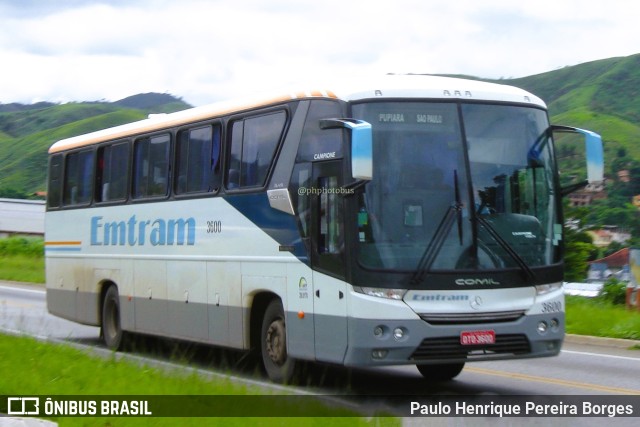 Emtram 3600 na cidade de Barra do Piraí, Rio de Janeiro, Brasil, por Paulo Henrique Pereira Borges. ID da foto: 11701610.