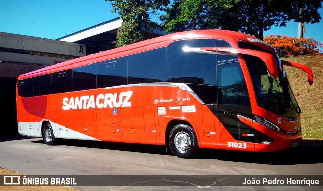 Viação Santa Cruz 31923 na cidade de Jaú, São Paulo, Brasil, por João Pedro Henrique. ID da foto: 11700333.