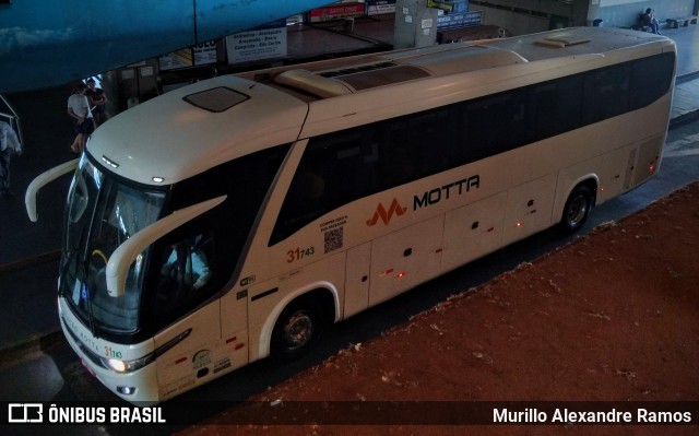 Viação Motta 31743 na cidade de Jaú, São Paulo, Brasil, por Murillo Alexandre Ramos. Número da foto: #11701068.