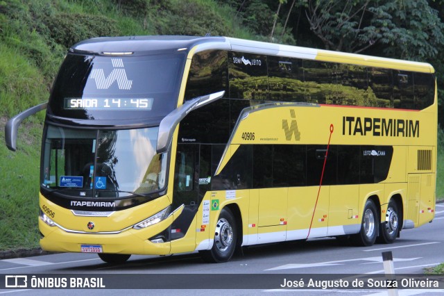 Viação Nova Itapemirim 40906 na cidade de Piraí, Rio de Janeiro, Brasil, por José Augusto de Souza Oliveira. ID da foto: 11704102.