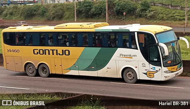 Empresa Gontijo de Transportes 14460 na cidade de Betim, Minas Gerais, Brasil, por Hariel BR-381. ID da foto: 11703020.