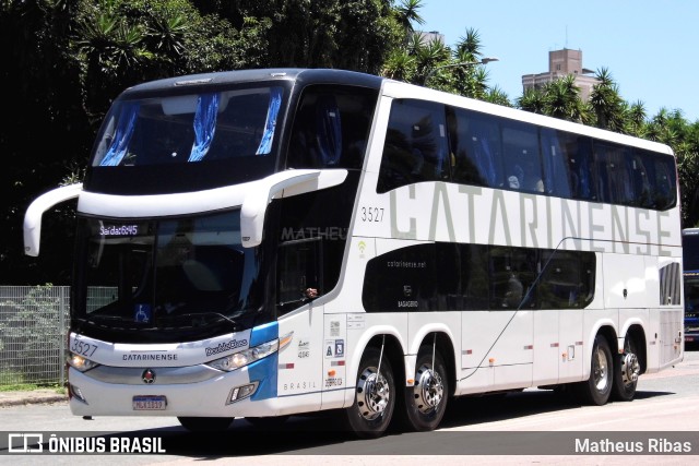 Auto Viação Catarinense 3527 na cidade de Curitiba, Paraná, Brasil, por Matheus Ribas. ID da foto: 11704386.