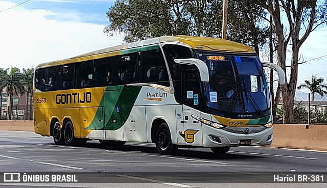 Empresa Gontijo de Transportes 19560 na cidade de Betim, Minas Gerais, Brasil, por Hariel BR-381. Número da foto: #11703713.