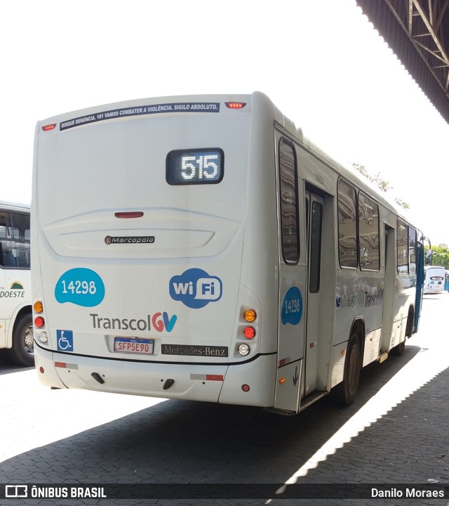 Serramar Transporte Coletivo 14298 na cidade de Serra, Espírito Santo, Brasil, por Danilo Moraes. Número da foto: #11704486.