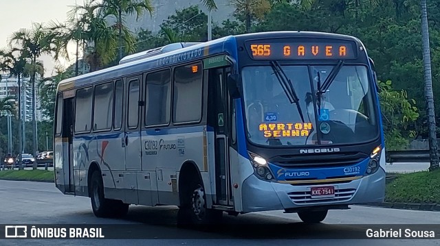 Transportes Futuro C30192 na cidade de Rio de Janeiro, Rio de Janeiro, Brasil, por Gabriel Sousa. Número da foto: #11704288.