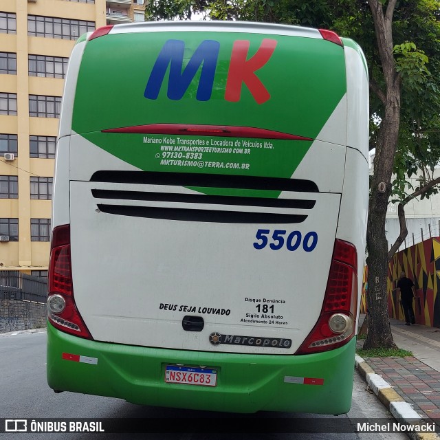MK Turismo 5500 na cidade de São Paulo, São Paulo, Brasil, por Michel Nowacki. Número da foto: #11703338.