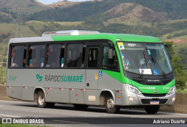 Rápido Sumaré 21037 na cidade de Roseira, São Paulo, Brasil, por Adriano Duarte. Número da foto: #11703545.