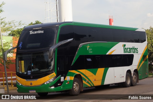 Tocantins Transportes e Turismo 3095 na cidade de Palmas, Tocantins, Brasil, por Fabio Soares. ID da foto: 11703079.