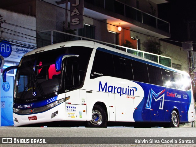 Marquin Service Transportes e Turismo 5005 na cidade de Varginha, Minas Gerais, Brasil, por Kelvin Silva Caovila Santos. Número da foto: #11704237.