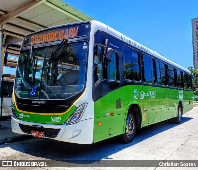 Tijuquinha - Auto Viação Tijuca A50019 na cidade de Rio de Janeiro, Rio de Janeiro, Brasil, por Christian Soares. Número da foto: #11704114.