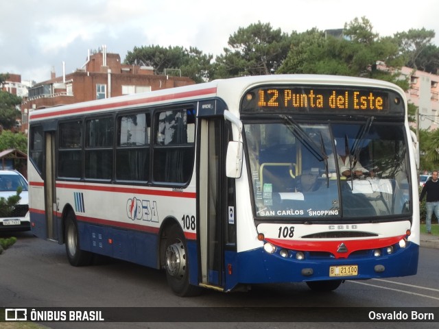 CODESA - Compañia Omnibuseira del Este 108 na cidade de Punta del Este, Maldonado, Uruguai, por Osvaldo Born. ID da foto: 11703538.