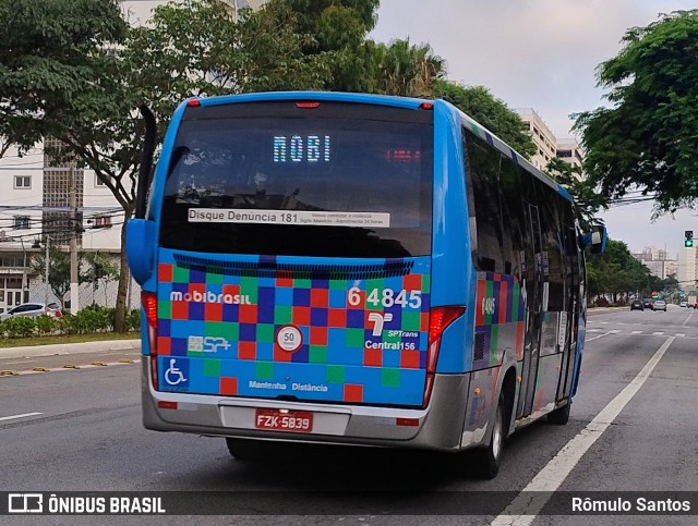 Viação Paratodos > São Jorge > Metropolitana São Paulo > Mobibrasil 6 4845 na cidade de São Paulo, São Paulo, Brasil, por Rômulo Santos. Número da foto: #11704351.