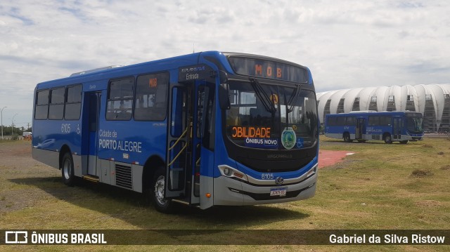 Auto Viação Navegantes 6105 na cidade de Porto Alegre, Rio Grande do Sul, Brasil, por Gabriel da Silva Ristow. ID da foto: 11703730.