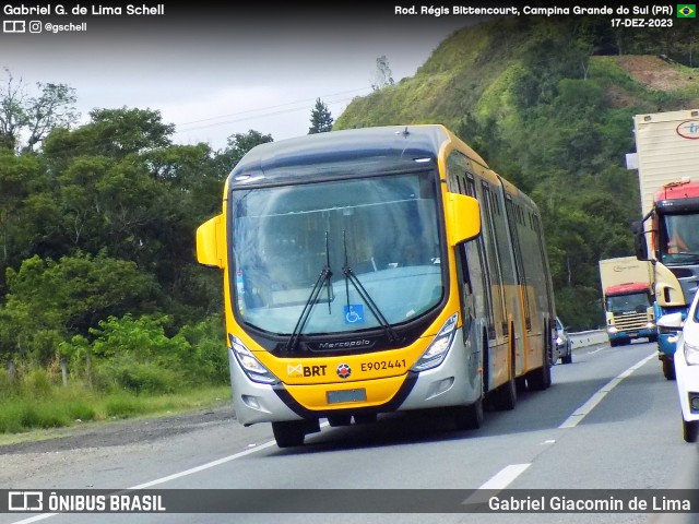 Mobi Rio E902441 na cidade de Campina Grande do Sul, Paraná, Brasil, por Gabriel Giacomin de Lima. ID da foto: 11706417.