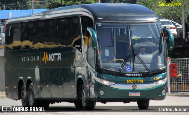 Viação Motta 10009 na cidade de Goiânia, Goiás, Brasil, por Carlos Júnior. ID da foto: 11705828.