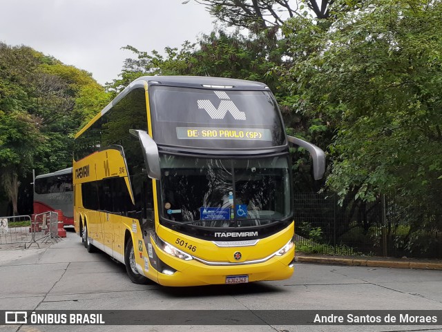 Viação Nova Itapemirim 50146 na cidade de São Paulo, São Paulo, Brasil, por Andre Santos de Moraes. ID da foto: 11704867.