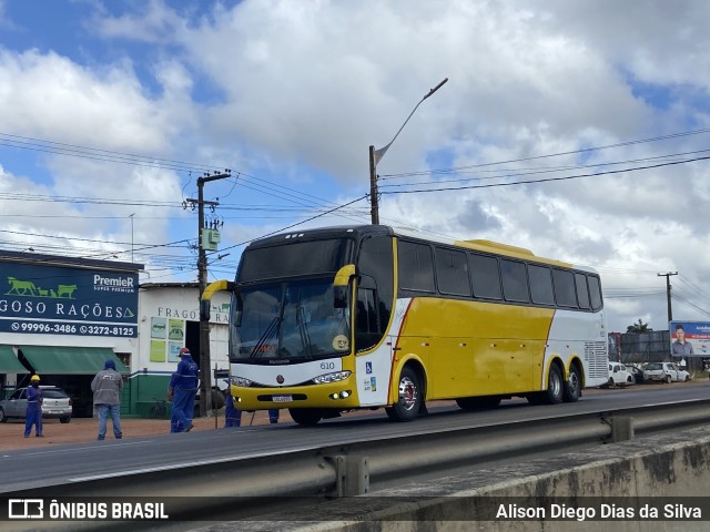 Ônibus Particulares 610 na cidade de Parnamirim, Rio Grande do Norte, Brasil, por Alison Diego Dias da Silva. Número da foto: #11704654.
