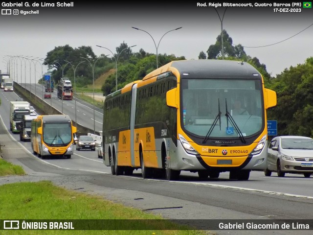 Mobi Rio E902440 na cidade de Quatro Barras, Paraná, Brasil, por Gabriel Giacomin de Lima. ID da foto: 11706399.