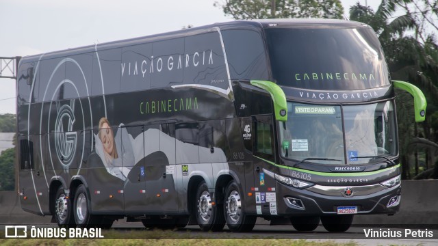 Viação Garcia 86105 na cidade de Joinville, Santa Catarina, Brasil, por Vinicius Petris. ID da foto: 11706153.