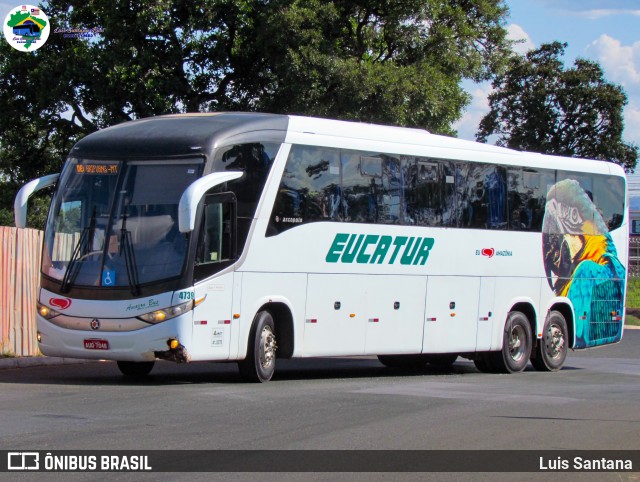 Eucatur - Empresa União Cascavel de Transportes e Turismo 4739 na cidade de Brasília, Distrito Federal, Brasil, por Luis Santana. ID da foto: 11706465.