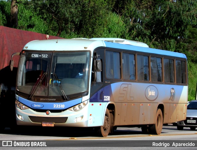 Viação São Luiz 23510 na cidade de Conselheiro Lafaiete, Minas Gerais, Brasil, por Rodrigo  Aparecido. Número da foto: #11705461.