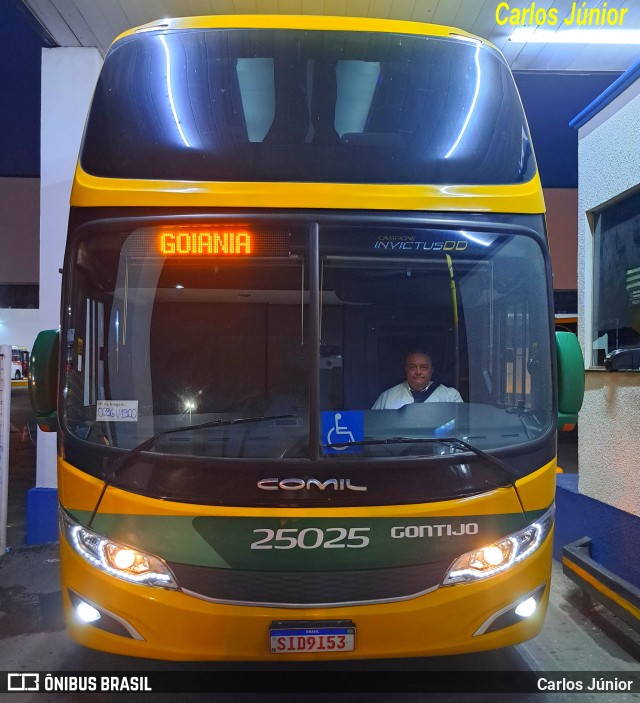 Empresa Gontijo de Transportes 25025 na cidade de Goiânia, Goiás, Brasil, por Carlos Júnior. Número da foto: #11706013.