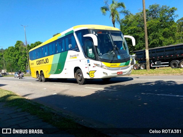 Empresa Gontijo de Transportes 21485 na cidade de Ipatinga, Minas Gerais, Brasil, por Celso ROTA381. Número da foto: #11704820.