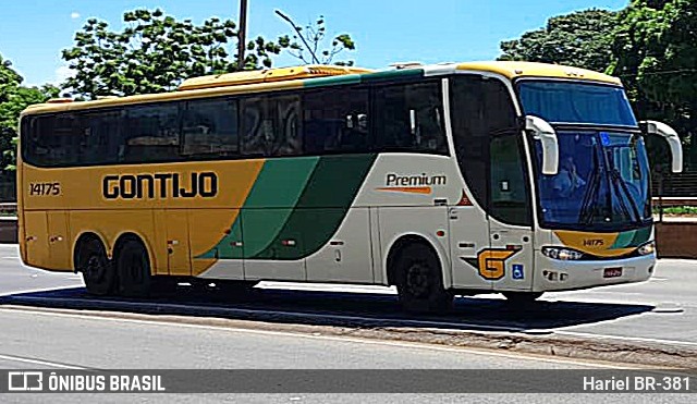 Empresa Gontijo de Transportes 14175 na cidade de Betim, Minas Gerais, Brasil, por Hariel BR-381. Número da foto: #11706706.