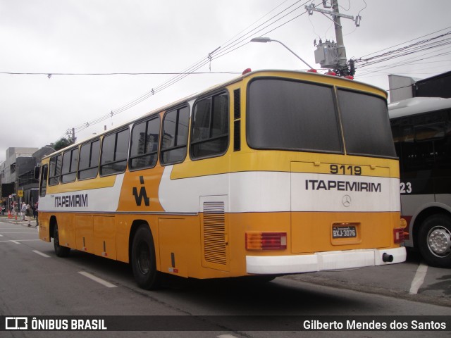 Viação Itapemirim 9119 na cidade de Barueri, São Paulo, Brasil, por Gilberto Mendes dos Santos. Número da foto: #11706824.