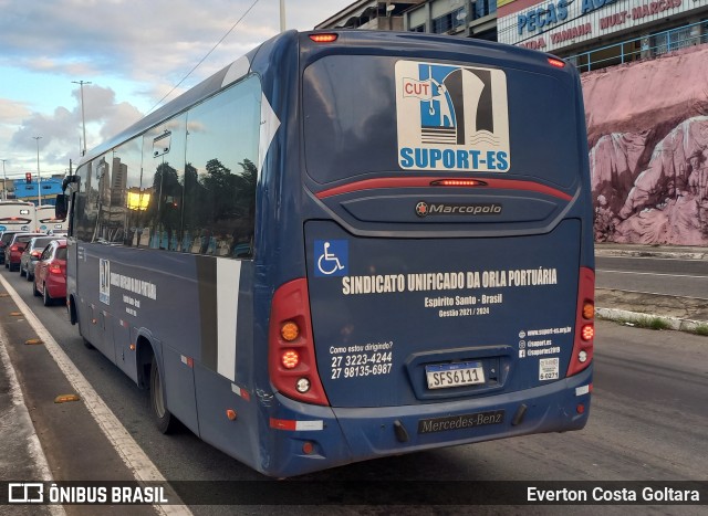 Suport-ES - Sindicato Unificado da Orla Portuária do Espirito Santo SFS6I11 na cidade de Cariacica, Espírito Santo, Brasil, por Everton Costa Goltara. Número da foto: #11708587.