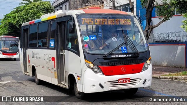 Transportes Barra D13358 na cidade de Rio de Janeiro, Rio de Janeiro, Brasil, por Guilherme Breda. ID da foto: 11709477.