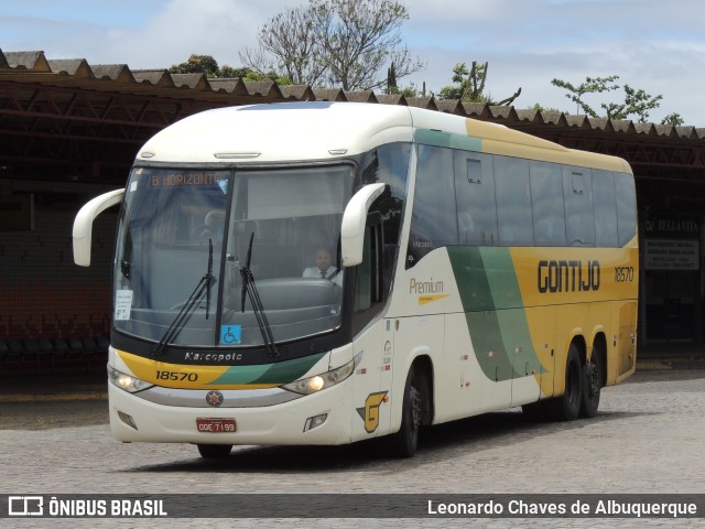 Empresa Gontijo de Transportes 18570 na cidade de Vitória da Conquista, Bahia, Brasil, por Leonardo Chaves de Albuquerque. ID da foto: 11709313.