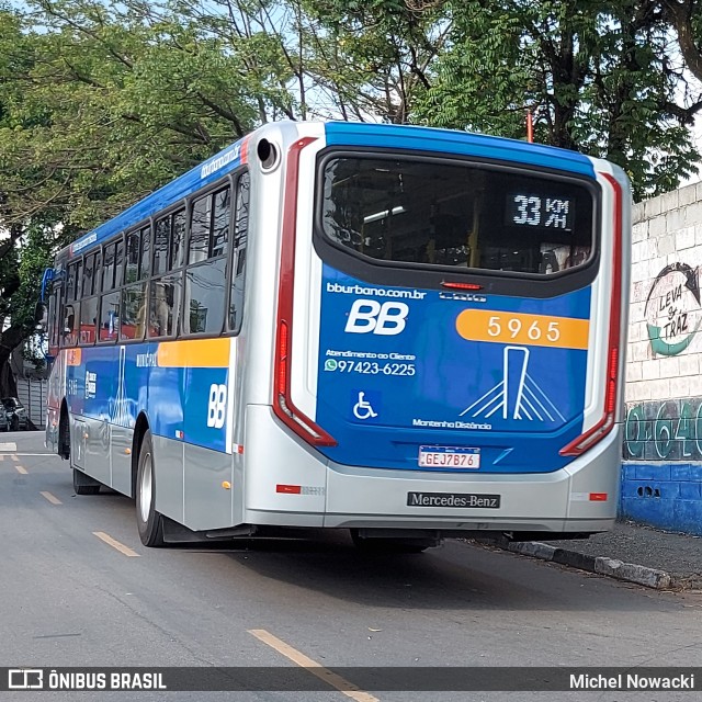 BB Transportes e Turismo 5965 na cidade de Jandira, São Paulo, Brasil, por Michel Nowacki. ID da foto: 11708825.