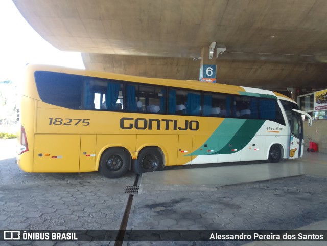 Empresa Gontijo de Transportes 18275 na cidade de Uberlândia, Minas Gerais, Brasil, por Alessandro Pereira dos Santos. ID da foto: 11708854.