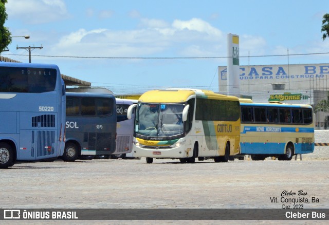 Empresa Gontijo de Transportes 7075 na cidade de Vitória da Conquista, Bahia, Brasil, por Cleber Bus. ID da foto: 11707882.