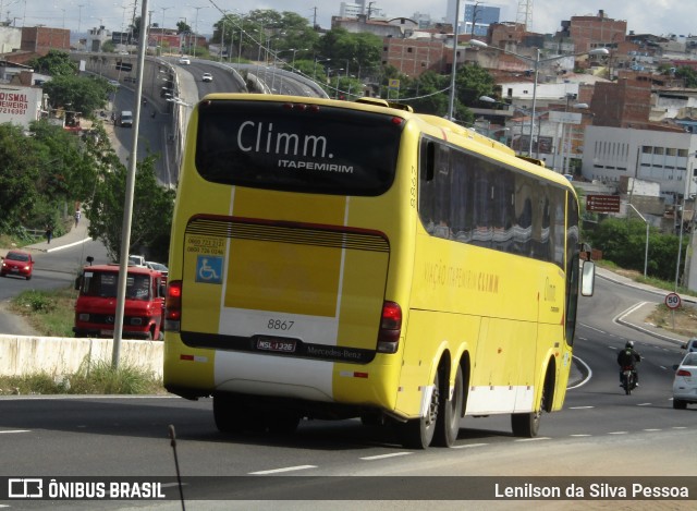 Viação Itapemirim 8867 na cidade de Caruaru, Pernambuco, Brasil, por Lenilson da Silva Pessoa. ID da foto: 11709302.